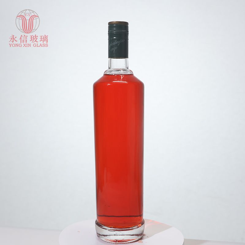 YX00050 Bulk Hot Sale Whsikey Brandy Vodka Glass Bottle