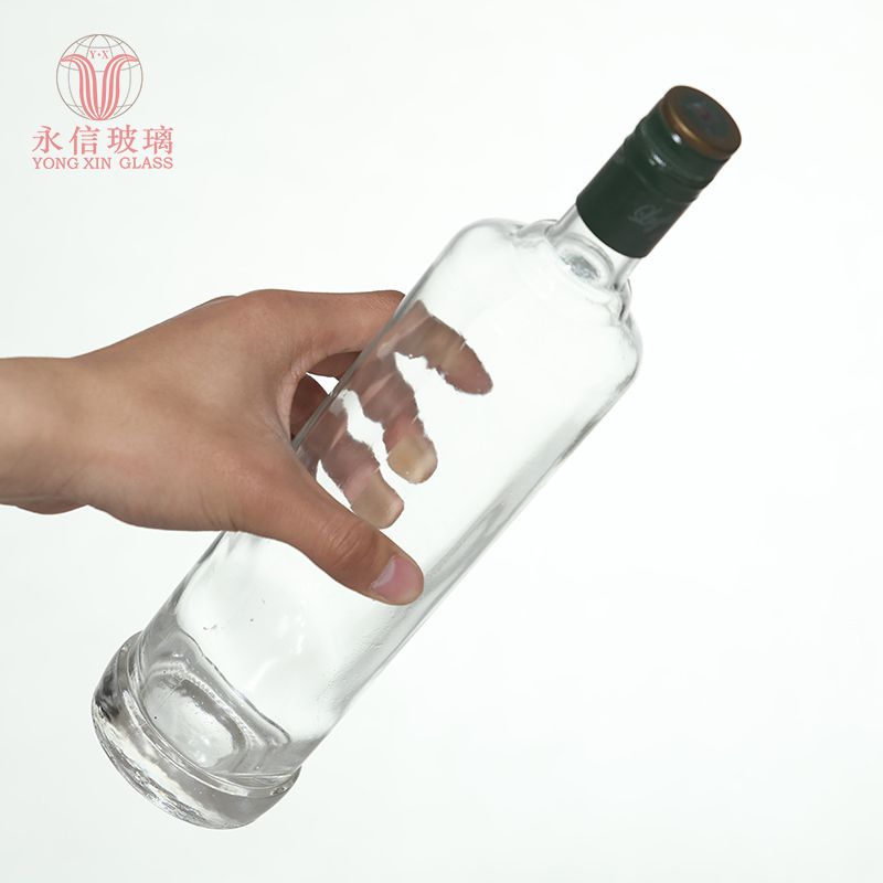 YX00050 Bulk Hot Sale Whsikey Brandy Vodka Glass Bottle