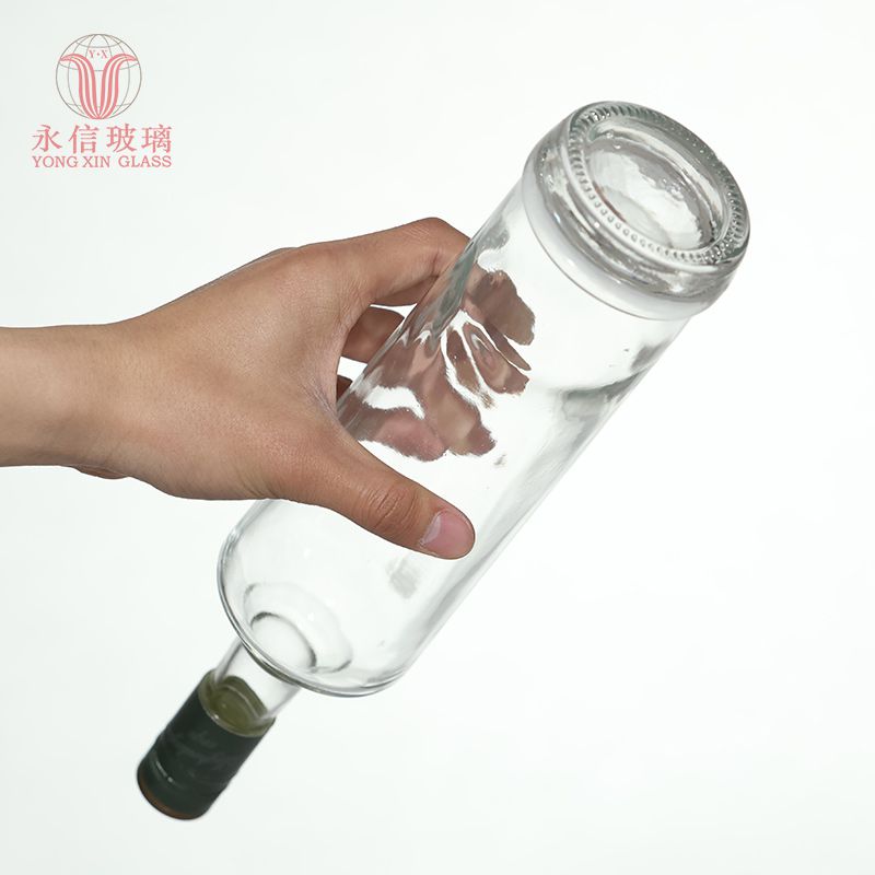 YX00050 Bulk Hot Sale Whsikey Brandy Vodka Glass Bottle