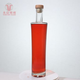 YX00128  Factory Direct Hot Sell Flint 800ml Vodka Glass Bottle Empty Wine Bottles 750ml Bottles In Bulk