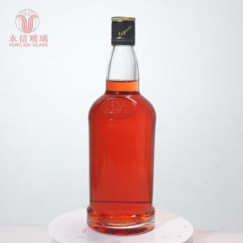 YX00022 Best Sell Brandy Liquor Rum Glass Bottle Wine Bottle Cork