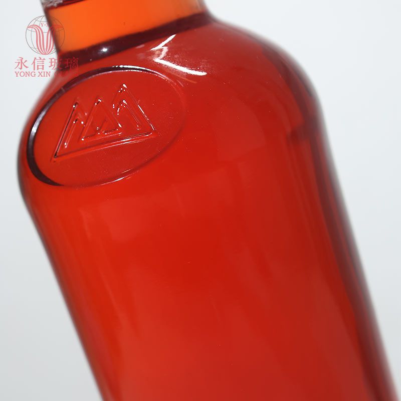 YX00022 Best Sell Brandy Liquor Rum Glass Bottle Wine Bottle Cork