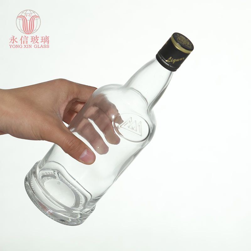 YX00022 Best Sell Brandy Liquor Rum Glass Bottle Wine Bottle Cork