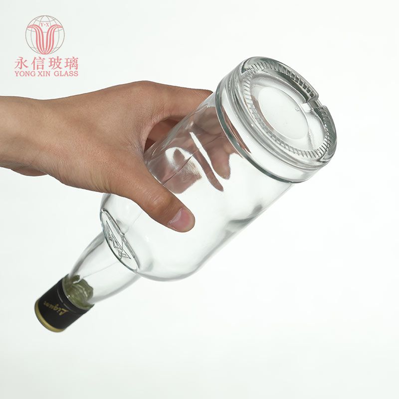 YX00022 Best Sell Brandy Liquor Rum Glass Bottle Wine Bottle Cork