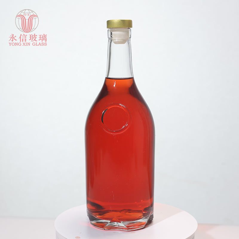 YX00027 High Quality Lowest Price XO Brandy/Whiskey/Vodka Glass Bottle