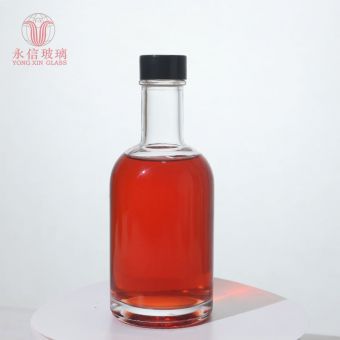 YX00076 Square Glass Diffuser Bottle High Borosilicate Empty Packaging Black Amber Olive Oil Bottle Juicy Bottles Beverages Roller Bottle