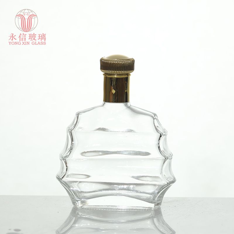 YX00002 Hot Sell Barley-Bree Bottle Spiritus Frumenti Bottle Wine Glass Bottles With Cork Cap For 750ml Burgundy Wine