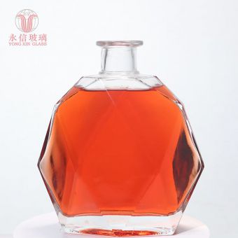 YX00007 Beverage Wisky Bottle Old Empty Wine Bottles For Sale 750ml Corked Glass Bottle