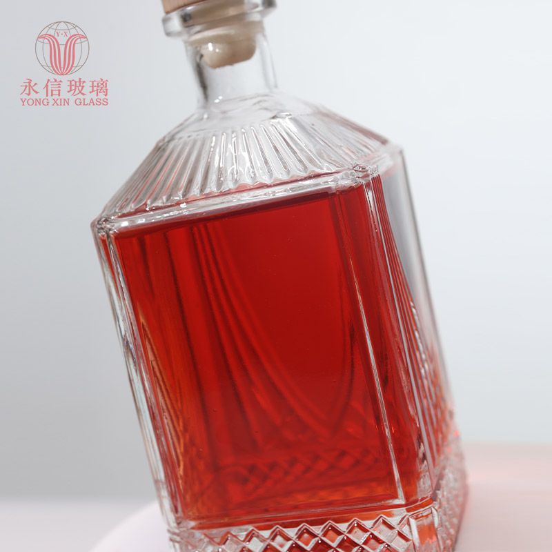 YX00009 Amber Bottle Glass Beverage Empty Glass Bottles For Wine Bear Juice Oil XO Vodka Whiskey Plum Liqueur