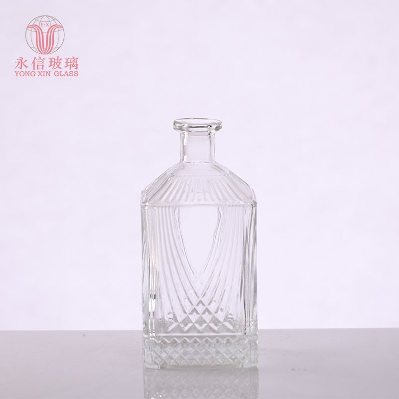 YX00009 Amber Bottle Glass Beverage Empty Glass Bottles For Wine Bear Juice Oil XO Vodka Whiskey Plum Liqueur