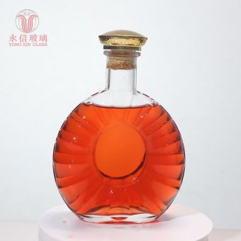 YX00016 Bottle Glass Manufacture Glass Drink Cap Juce Liquor 700ml Glass Bottle