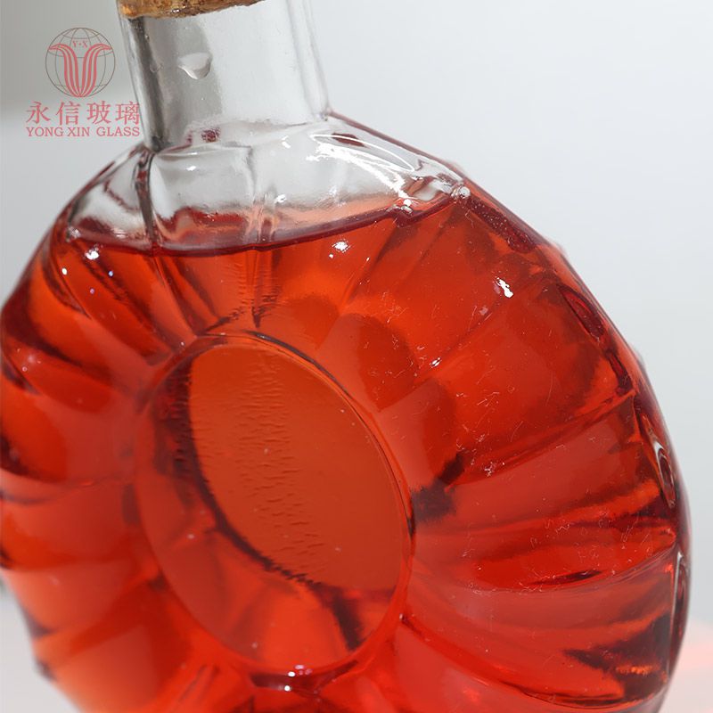 YX00016 Bottle Glass Manufacture Glass Drink Cap Juce Liquor 700ml Glass Bottle