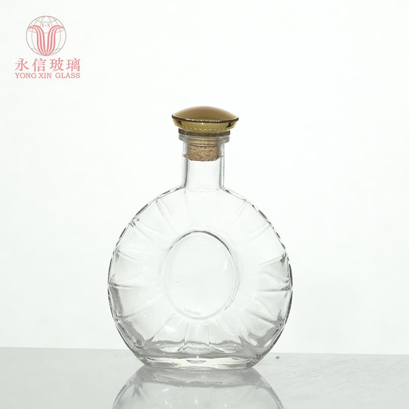 YX00016 Bottle Glass Manufacture Glass Drink Cap Juce Liquor 700ml Glass Bottle