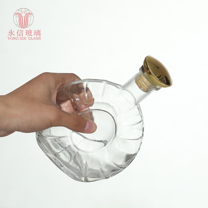 YX00016 Bottle Glass Manufacture Glass Drink Cap Juce Liquor 700ml Glass Bottle