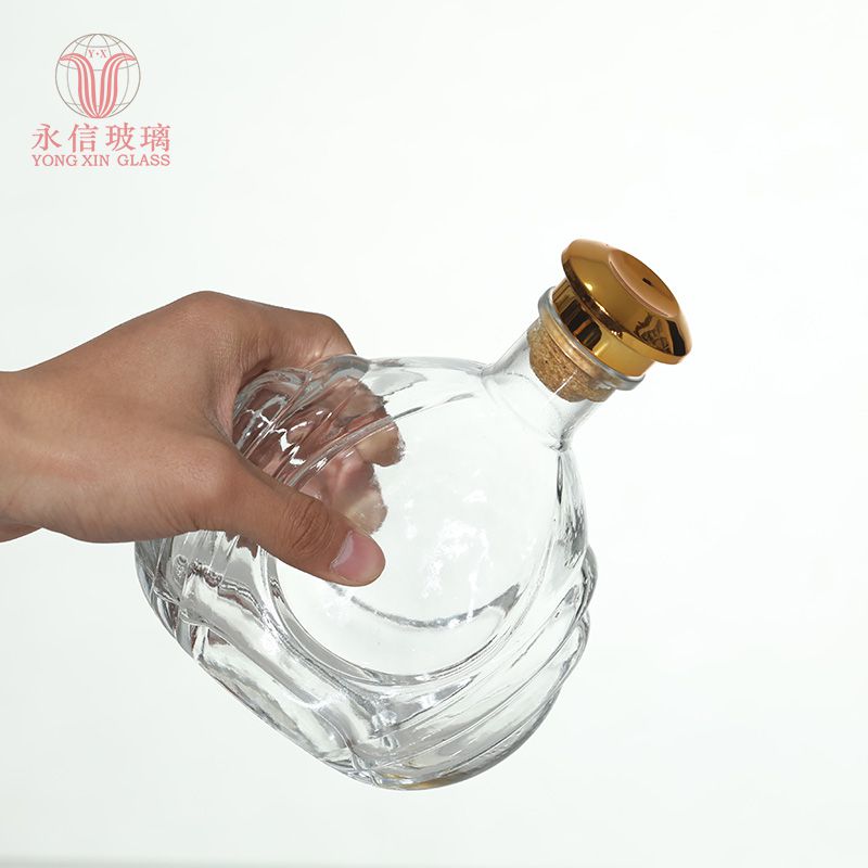 YX00017 Bottle Glass Wine Whiskey Bottle 750ml