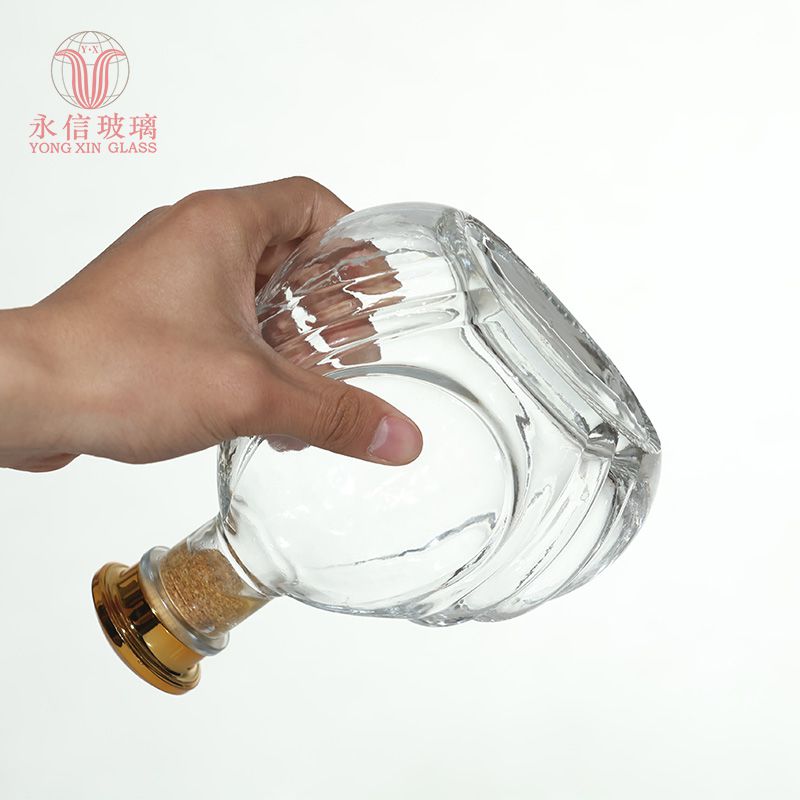 YX00017 Bottle Glass Wine Whiskey Bottle 750ml