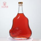YX00018 Bottle Glass With Cork Uv Glass Bottle Transparent Glass Bottle