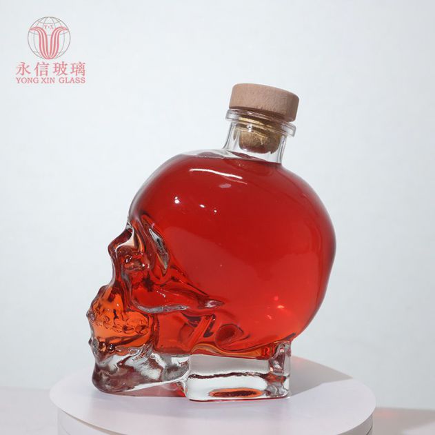 YX00111 Clear Glass Wine Bottle Shampoo Bottle 250ml
