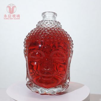 YX00112 Cosmetic Bottle Glass Large Glass Bottle Personalized Glass Bottle