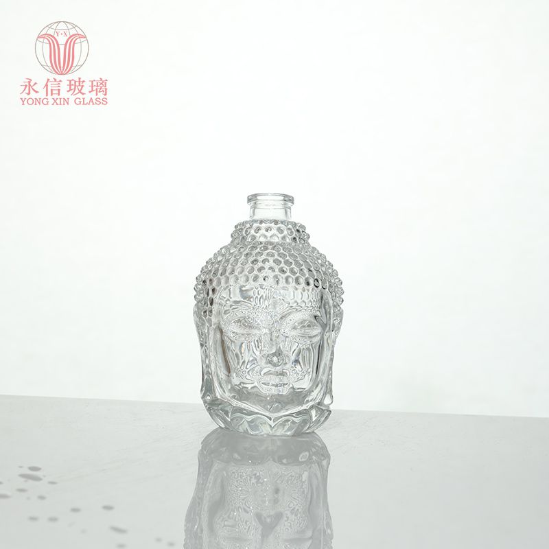 YX00112 Cosmetic Bottle Glass Large Glass Bottle Personalized Glass Bottle