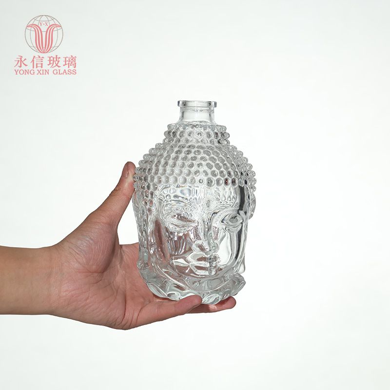 YX00112 Cosmetic Bottle Glass Large Glass Bottle Personalized Glass Bottle