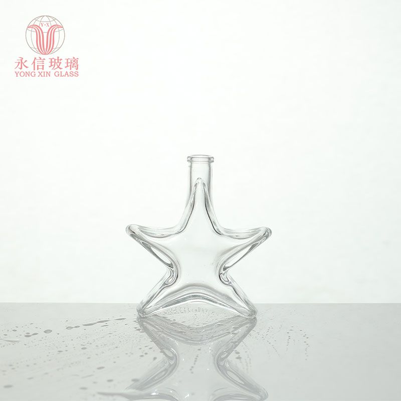 YX00088 Crystal Glass Bottle 1 Liter Glass Bottle Glass Bottle Cap