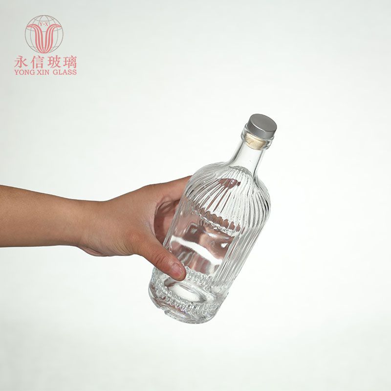 YX00101 Custom Design Glass Bottle Ice Wine Glass Bottle Manufacture With Cap OEM
