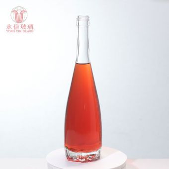 YX00104 Hot Stamping Custom Glass Wine Bottle Glass Whiskey Bottle Wholesale
