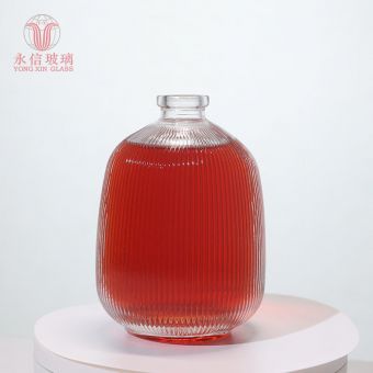 YX00117 Hot Sale Customizable Glass 700ml Bottle Glass Shampoo Bottle