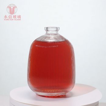 YX00117 Hot Sale Customizable Glass 700ml Bottle Glass Shampoo Bottle