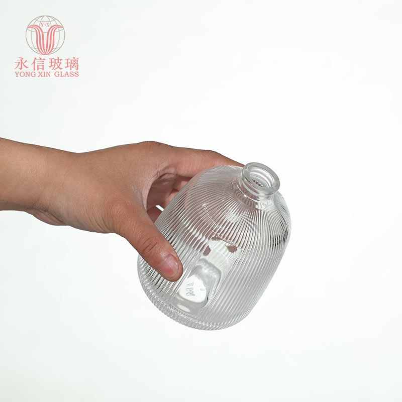 YX00117 Hot Sale Customizable Glass 700ml Bottle Glass Shampoo Bottle