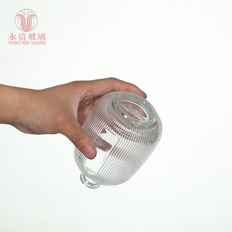 YX00117 Hot Sale Customizable Glass 700ml Bottle Glass Shampoo Bottle