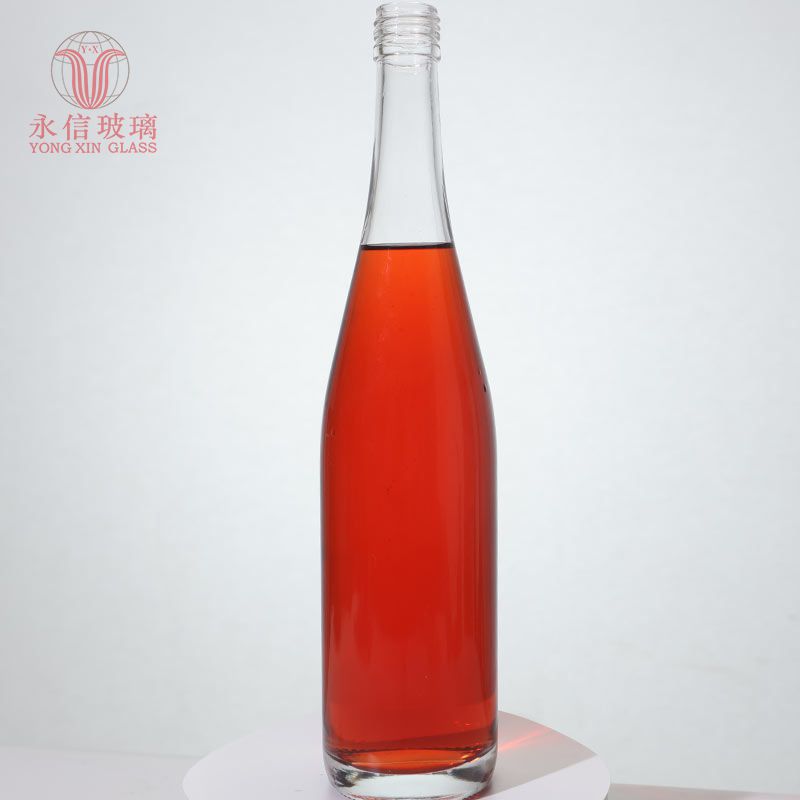 YX00070 Empty Vodka Bottle Frosted Glass Bottle Manufacture Whiskey Decanter 750ml Empty Gin Bottles Sale