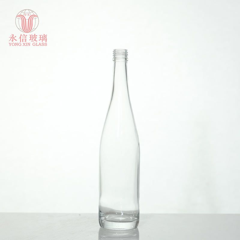 YX00070 Empty Vodka Bottle Frosted Glass Bottle Manufacture Whiskey Decanter 750ml Empty Gin Bottles Sale
