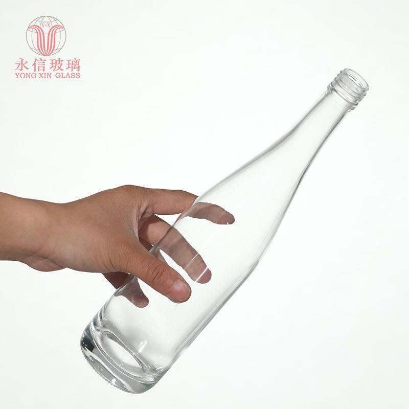 YX00070 Empty Vodka Bottle Frosted Glass Bottle Manufacture Whiskey Decanter 750ml Empty Gin Bottles Sale