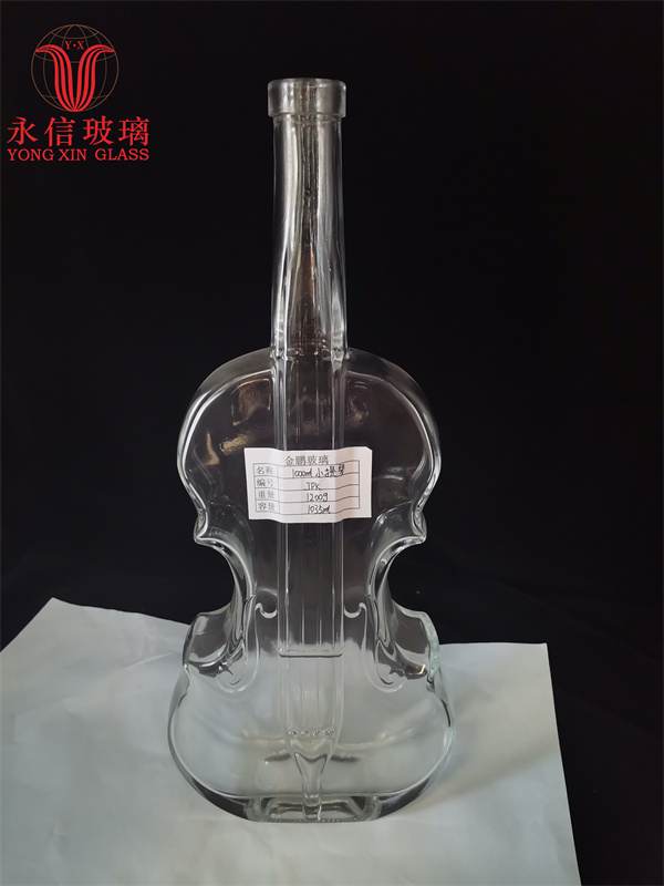 Thin Glass Bottle 750ml Empty  Wine Glass Bottle