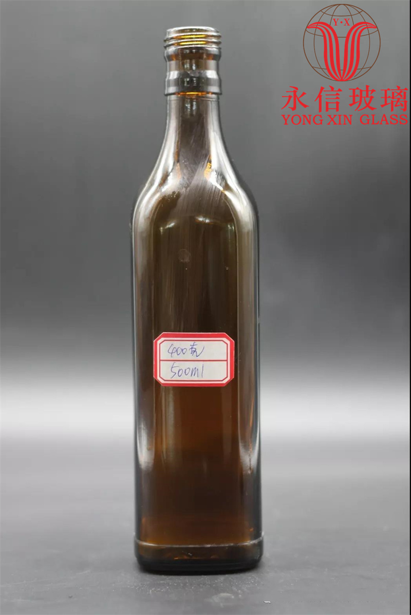 Beer Glass Bottle High Quality Brown With Handle Wine Magnum