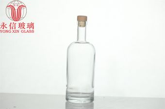 Brandy Bottle Tube Beverage Wine Glass Bottle With Colorful Aluminum Screw Caps Vials