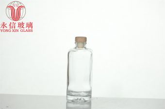 Luxury Glass Bottle milk glass bottle Mini Tube Beverage Wine Glass Bottle With Colorful Aluminum Screw Caps Vials