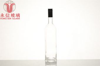 Frosted Liquor Bottle 500ml Empty Vodka Glass Bottle Cork Top Oslo Vodka Spirit Wine Glass Bottles For Spirits