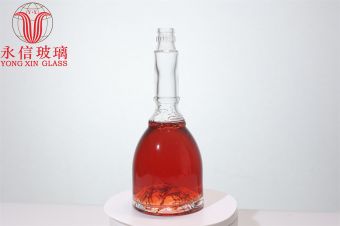 Diffuser Glass Bottle Round Wine Glass Bottle 700ml Frosted Amber Vodka Bottles