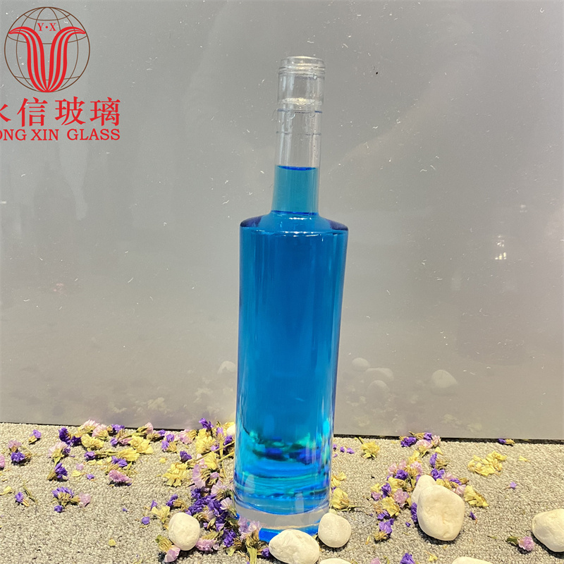 Glass Bottle 750 Ml Unique Shape Glass Wine Bottles With Glass Ball Lid For Wine,tequila,brandy